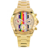 Guess Eclipse Multifunction Gold Dial Gold Steel Strap Watch for Women - GW0433L1 Buy Now By Guess