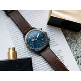 Hugo Boss Pilot Edition Blue Dial Brown Leather Strap Watch for Men - 1513852 Buy Now By Hugo Boss