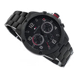 Tommy Hilfiger Blaze Chronograph Black Dial Black Steel Strap Watch For Men - 1792030 Buy Now By Tommy Hilfiger