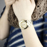 Marc Jacobs Blade Gold Dial Gold Steel Strap Watch for Women - MBM3141 Buy Now By Marc Jacobs