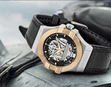 Maserati Potenza Automatic Skeleton Dial Black Leather Strap Watch For Men - R8821108011 Buy Now By Maserati