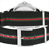 Gucci G Timeless Analog Quartz Black Dial Black NATO Strap Watch For Men - YA126321 Buy Now By Gucci