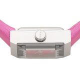 Gucci G-Frame Square Fuchsia Mother of Pearl Dial Fuchsia Leather Strap Watch For Women - YA128533 Buy Now By Gucci