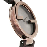 Gucci Interlocking Brown Dial Brown Leather Strap Watch For Women - YA133309 Buy Now By Gucci