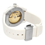 Gucci Dive Automatic Transparent Dial White Rubber Strap Watch For Men - YA136343 Buy Now By Gucci