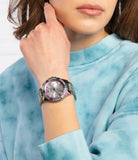 Guess Lady Frontier Diamonds Silver Dial Multicolor Steel Strap Watch for Women - GW0044L1 Buy Now By Guess