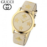 Gucci G Timeless White Dial White Leather Strap Watch For Women - YA1264096 Buy Now By Gucci