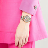 Gucci G Timeless Floral Brown Dial Brown Leather Strap Watch For Women - YA1264038 Buy Now By Gucci