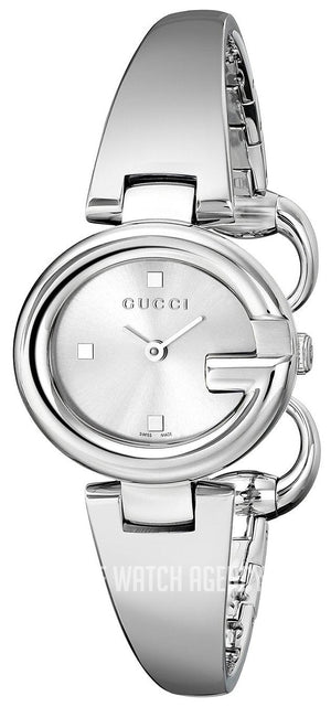 Gucci Guccissima Quartz Silver Dial Silver Steel Strap Watch For Women - YA134502 Buy Now By Gucci