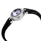 Gucci Diamantissima Diamonds Mother of Pearl Dial Black Leather Strap Watch For Women - YA141511 Buy Now By Gucci
