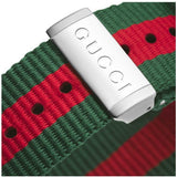 Gucci Dive White Dial Red & Green Nylon Strap Watch For Men - YA136207 Buy Now By Gucci