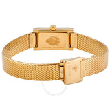 Gucci G Frame Quartz Diamonds White Red Blue Dial Gold Mesh Bracelet Watch For Women - YA147511 Buy Now By Gucci