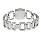 Gucci G Gucci Black Dial Silver Steel Strap Watch For Women - YA125510 Buy Now By Gucci