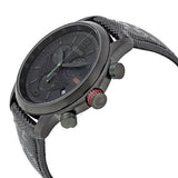 Gucci G Timeless Chronograph Black Dial Black Leather Strap Watch For Men - YA126244 Buy Now By Gucci