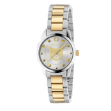 Gucci G Timeless Quartz Mother of Pearl Dial Two Tone Steel Strap Watch For Women - YA1265012 Buy Now By Gucci