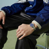 Gucci G Timeless Quartz Blue Dial Silver Steel Strap Watch for Women - YA1265043 Buy Now By Gucci