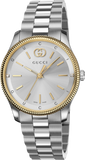 Gucci G Timeless Quartz Silver Dial Two Tone Steel Strap Watch for Women - YA1265063 Buy Now By Gucci