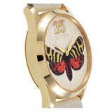 Gucci G Timeless Butterfly White Dial White Leather Strap Watch For Women - YA1264062 Buy Now By Gucci