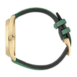Gucci G Timeless Quartz Green Dial Green Leather Strap Watch For Women - YA1264099 Buy Now By Gucci