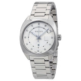 Gucci GG2570 Diamonds White Dial Silver Steel Strap Watch For Women - YA142403 Buy Now By Gucci