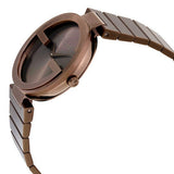 Gucci Interlocking G Quartz Brown Dial Brown Steel Strap Watch for Women - YA133317 Buy Now By Gucci