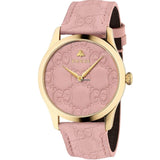 Gucci G Timeless Quartz Lilac Dial Lilac Leather Strap Watch For Women - YA1264098 Buy Now By Gucci