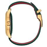 Gucci G Timeless Quartz Green & Red Dial Green & Red NATO Strap Watch For Men - YA126487A Buy Now By Gucci