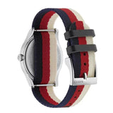 Gucci G Timeless Quartz White Red Blue Dial Multicolored NATO Strap Watch For Men - YA1264059 Buy Now By Gucci