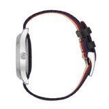 Gucci G Timeless Quartz White Red Blue Dial Multicolored NATO Strap Watch For Men - YA1264059 Buy Now By Gucci