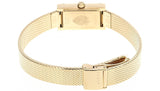 Gucci G Frame Quartz Diamonds White Red Blue Dial Gold Mesh Bracelet Watch For Women - YA147511 Buy Now By Gucci