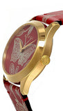 Gucci G Timeless Quartz Red Dial Red Leather Strap Watch For Women - YA1264054 Buy Now By Gucci