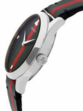 Gucci G Timeless Quartz Black Dial Multicolored Black Leather Strap Watch For Men - YA1264079 Buy Now By Gucci