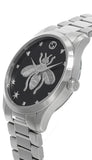 Gucci G Timeless Quartz Black Dial Silver Steel Strap Watch For Women - YA1264136 Buy Now By Gucci