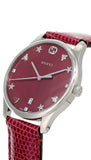 Gucci G-Timeless Cherry Red Mother of Pearl Dial 27mm Watch For Women - YA126584 Buy Now By Gucci