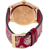 Gucci G Timeless Quartz Red Dial Red Leather Strap Watch For Women - YA1264054 Buy Now By Gucci