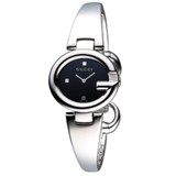 Gucci Guccisima Quartz Black Dial Silver Steel Strap Watch For Women - YA134501 Buy Now By Gucci