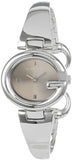 Gucci Guccissima Quartz Diamonds Brown Dial Silver Steel Strap Watch For Women - YA134503 Buy Now By Gucci