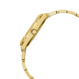 Guess Crystalline Diamonds Gold Dial Gold Steel Strap Watch for Women - GW0114L2 Buy Now By Guess