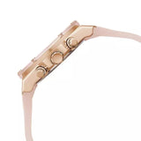 Guess Athena Rose Gold Dial Rose Gold Rubber Strap Watch for Women - GW0409L3 Buy Now By Guess