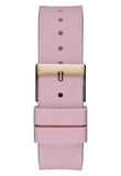 Guess Sparkling Diamonds Pink Dial Pink Rubber Strap Watch for Women - W0032L9 Buy Now By Guess