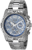 Guess Commander Chronograph Blue Dial Silver Steel Strap Watch for Men - GW0056G2 Buy Now By Guess