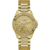 Guess Heiress Multifunction Diamonds Gold Dial Gold Steel Strap Watch for Women - GW0440L2 Buy Now By Guess