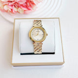 Guess Rumour Quartz Gold Dial Gold Steel Strap Watch For Women - GW0613L2 Buy Now By Guess