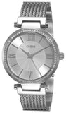 Guess Soho Silver DIal Stainless Steel Mesh Bracelet Watch For Women - W0638L1 Buy Now By Guess