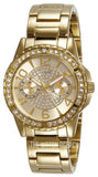 Guess Sassy Analog Quartz Gold Dial Gold Steel Strap Watch For Women - W0705L2 Buy Now By Guess