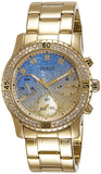 Guess Confetti Diamonds Gold Dial Gold Steel Strap Watch for Women - W0774L2 Buy Now By Guess