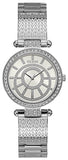 Guess Muse Quartz White Dial Silver Steel Strap Watch For Women - W1008l1 Buy Now By Guess