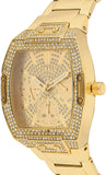 Guess Raven Diamonds Gold Dial Gold Steel Strap Watch for Women - GW0104L2 Buy Now By Guess