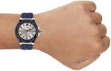 Guess Force White Dial Blue Rubber Strap Watch For Men - W0674G4 Buy Now By Guess