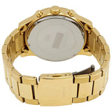 Guess Atlas Chronograph Black Dial Gold Steel Strap Watch for Men - W0668G8 Buy Now By Guess